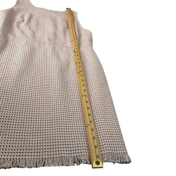 Ann Taylor Textured Cream Mini Dress - Picture 8 of 10